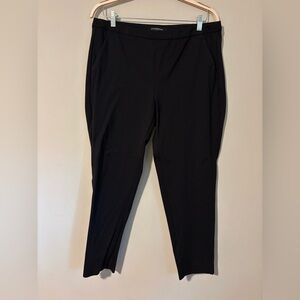 LIVERPOOL - Women's Black Textured Stretch Dress Pants - size 16/33